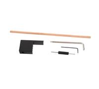 VOSAREA 5pcs Guitar Setup Tool Kit with Truss Rod Wrench and Tuning Pegs Portable Black Guitar Repair and Maintenance Set for Musicians and Students Accurate Pitch and Lightweight Design