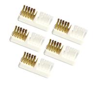 VOSAREA 5pcs Nail Art Brush Set with Copper Wire for Deep Cleaning Nail Drill Bits and Polishing Heads Lightweight Can Be Placed on The Table