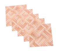 VOSAREA 5pcs Scale Dollhouse Decoration Easy to Install Safe Material Creative Wall and Floor Accessory