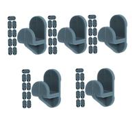 VOSAREA 5sets Freezer Hook Freezer Shelf Hook Fridge Cooler Shelf Hooks Liner Shelves Fridge Organisers Holder Refrigerator Shelf Clips Refrigerator Accessories Fixture Bins Door 10pcs*5