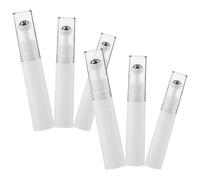 VOSAREA 6 Pcs White Essential Oil Roller Bottles 5ml 10ml 15ml Empty Roll on Bottles for Skin around The Eyes with Pp as Material, for Traveling and Skincare