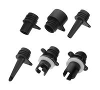 VOSAREA 6pcs Air Bed Pump Adapter Set for Inflatable Air Pump with Compact Design for Paddle Boards Boats and Outdoor Camping
