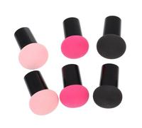 VOSAREA 6pcs Mushroom Head Makeup Sponges for Women, Hydrophilic Polyurethane Material, Does Not Eat Powder and Saves Powder, for Foundation Puff and Eye Shadow Application