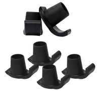 VOSAREA 6pcs Non-Slip Walker Sliders for Elderly Walkers and Canes Shockproof Design Good Stability for Snow and Mud Surfaces
