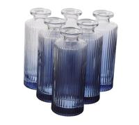 VOSAREA 6pcs Retro Aromatherapy Bottle Vintage Oil Bottle Beautiful Glass Aromatherapy Glass Small Vintage Table Vase Perfume Vial Retro Vase High White
