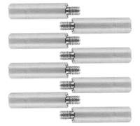 VOSAREA 8pcs Music Box Extension Bar Parts Metal Accessory for Music Box Movement Silver Sturdy Smooth Surface DIY Home Use