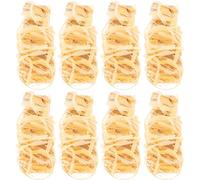 VOSAREA 8pcs Outdoor Fire Starters Wood Kindling Strips Portable Charcoal Chimney Starter for Camping Grill Bbq Emergency Survival