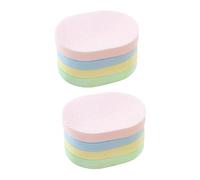 VOSAREA 8Pcs Thickened Facial Washing Sponges Soft Makeup Remover Pads for Face Skin Care Random Colors Easy to Hold and Reusable for Women Random Color
