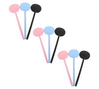 VOSAREA 9pcs Eye Occluder Set for Vision Tests Plastic Eye Patch Board in Pink Light Blue Black for Strabismus Screening and Visual Acuity Exams at Home Or Clinic