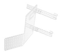 VOSAREA Acrylic Turtle Basking Platform Floating Turtle Basking Island with Hook Installation Reptile Aquarium Dock and Climbing Ramp Suitable for Deep Water Environments