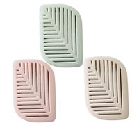 VOSAREA Activated Charcoal Air Freshener Box 3pcs Portable Odour Absorber with Pp Material for Effective Fridge Deodoriser and Air Freshening Random Color for Refrigerator and Home