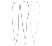 VOSAREA Adjustable Elastic Rubber Bands Multi-purpose Strap 3pcs for Trash Can Bag Fixing, Resistant to Wear and Tear for Bin Bags Suitable for Everyday Use and Outdoor Activities