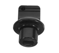 VOSAREA Aluminium Alloy Motorcycle Key Head Black Metal Key Cover 9mm Hole Width Universal Fit Lightweight Easy Install