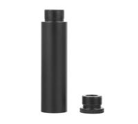 VOSAREA Aluminium Creative Design with Screw Mic Stand Extension Rod Black Extend the Microphone Easily, Can be Disassembled, for Desk Stand Boom Arm Extension