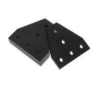 VOSAREA Aluminium Extrusion Connector Brackets T Shape with 5 Holes 6pcs for Secure Connection and 2020 Aluminium Profiles in 3D Printer Frame Suitable for Mechanical Structures and