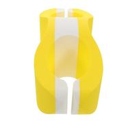 VOSAREA Ankle Swim Buoy Leg Float Board for Adults and, Yellow and White Swimming Training Kickboard for Freestyle Technique Correction and Strength Exercise