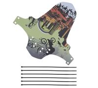 VOSAREA Bike Tire Protective Mudguard for Mountain Bikes, Pp Outdoor Use | Front Fork Style, Profile Design, Bicycles and Gravel Riding, Simple Accessory for Wet Roads