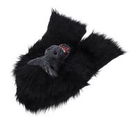 VOSAREA Black Gorilla Cosplay Mask with Delicate Workmanship Latex and Plush Material Novelty Dressing up Prop Not Easy to Damage for Halloween and Party