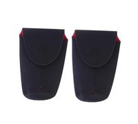 VOSAREA Black Neoprene Lens Pouch 2pcs Thickened Crash-Proof