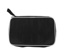 VOSAREA Black Oxford Cloth Table Tennis Bat Bag for Paddle and Racket