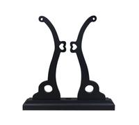 VOSAREA Black Placement Mandarin Synthetic Material Display Stand for Or Fan Chinese Style with Steady Home Or Wedding