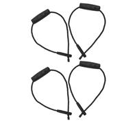 VOSAREA Bucket Handle Rope Grip Straps 2 Pairs Black Cotton Rope Plastic for Wooden Buckets and Household Use Comfortable Grip
