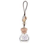 VOSAREA Car Air Perfume Pendant 6ml Synthetic Material Glass Bottle with Lanyard, Strong Fragrance and Mood Delight for Car Mirror and Rear View Mirror Hanging