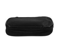 VOSAREA Carrying Pouch Cloth Black Portable Case for Diabetic Supplies Testing Kit, Tote, School, for Those Diagnosed with Diabetes