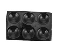 VOSAREA Ceramic Reaction Plate Black Laboratory Experiment Board for Chemical Qualitative Analysis Teaching and Precipitation Tests in Classroom and Research Use