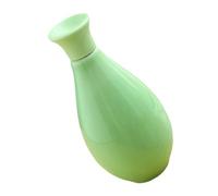 VOSAREA Ceramic Tea Container Green 80ml with Better Sealing and Leak-proof Design Mini Pill Bottle Portable Kitchen Storage Jar for Loose Leaf Tea Or Medicine Storage