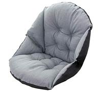 VOSAREA Chair Cushion Desk Seat Cushion Pad for Waist Backrest Winter Plush Cushion for Home Office Chair Car Seat (Grey) Silicone Make Up Bag