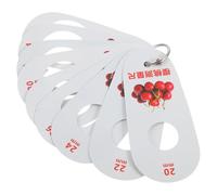 VOSAREA Cherry Measuring Calipers Blueberry Measuring Tool Fruit Diameter Gauge Plastic 3.93x1.77x0.39in Sturdy and Reliable Sleek Compact Design for Grading of Fresh Fruits