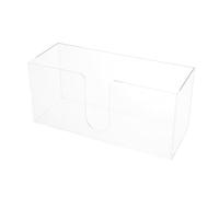 VOSAREA Clear Acrylic Napkin Holder for Bathroom and Kitchen Large Capacity Tissue Box Dispenser with Easy-Clean Surface Transparent Paper Towel Organizer for Dining Table and Living