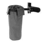 VOSAREA Clip on Drum Stick Holder Clamp Oxford Fabric Pouch Grey | Universal Fit for Stick Diameters, Secure Clamp Design, Portable Pouch for Rehearsals and Classes