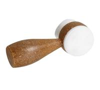 VOSAREA Coconut Fiber Facial Brush Manual Exfoliating Face Scrubber Soft Bristle Double-Sided Standable Handle Biodegradable Skin Cleansing Tool for Daily Use