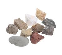 VOSAREA Comprehensive Rock Samples Set for Teaching and Classroom Use with Easy to Transport Stone and Plastic Specimens a Sturdy Box for Organized Storage, for Science Enthusiasts