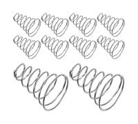 VOSAREA Conical Compression Springs Flexible Wire Coil Springs Stainless Steel 20pcs for Battery Holder and Small Device Repairs and DIY Electronics