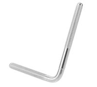 VOSAREA Cowbell Holder Drum Kit Metal L-Shaped Extension Rod, Adjustable Mounting Clamp for Percussionists, Reliable Drum Rack Accessory