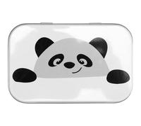 VOSAREA Craft Storage Organizer Metal Tinplate Slide Top Box 95x60x20mm Keep Items Dry Candy and Pill Storage for Small Items on Occasion