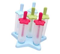 VOSAREA Creative Ice Lolly Maker Mold Set for DIY Ice Cream and Yogurt Making with Handle Easy to Use for Kitchen and Outdoor Random Color