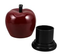 VOSAREA Creative Red Fruit Shape Toothpick Storage Box Made, Portable and Easy Access Organizer for Toothpicks and Cotton Swabs, for Kitchen Countertop or Cute Home Decor