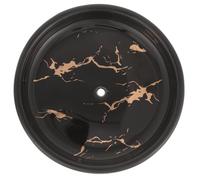 VOSAREA Decorative Soap Dish Drainage Design Marble Pattern Holder for Bathroom Multifunctional Soap Container for Use