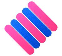 VOSAREA Disposable Nail Files and Smooth Nail Edge 5 Pcs Double Sided Emery Boards Coarse Side for Shaping Wooden and Sandpaper Material, Straight Shape for Surface Sanding and Hotel Use