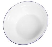 VOSAREA Enamel Baking Tray Heavy Duty Deep Pie Plate for Oven Roasting and Camping with Classic Vintage Design for Cakes and Pies