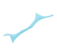 VOSAREA Eyebrow Stencil Eyebrow Guide Stencil Silicone Design Will Not Cause Irritation to The Skin Helps Draw Natural and Beautiful Blue Makeup Tool Accessory for Precise Brow Shaping