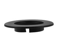 VOSAREA Flue Collar Pipe Hole Cover Cast Iron Wall Sleeve for Stove and Boiler, Robust Design for Wood-Burning Fireplace Suitable for Living Room or Study