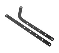 VOSAREA Garage Door Opener Bracket Arm Replacement Galvanized Steel with Anti Oxidation Coating 2pcs Heavy Duty Reduces Motor Load , Compatible with Curved Garage Door Tracks for Villa