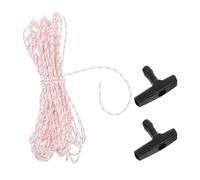 VOSAREA Garage Door Opener Rope with Grip Handle Emergency Release Starter | Plastic Rope Construction, Fast Manual Access, for Remote Malfunction, Garage Doors and Attic Latch