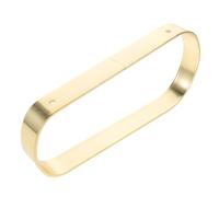 VOSAREA Golden Oval Nail Armrest Stand Legs with Thickened Iron Base for Enhanced Stability and Universal Fit, Curved Shape Support Hardware for Salon and DIY Nail Technician Use