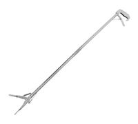 VOSAREA Grabber Tool Garbage Picker 5 Pcs Stainless Steel Silver Heavy Duty Foldable Design Easy Cleaning Assisting The Elderly Daily Living Aid for Home Cleaning Supplies